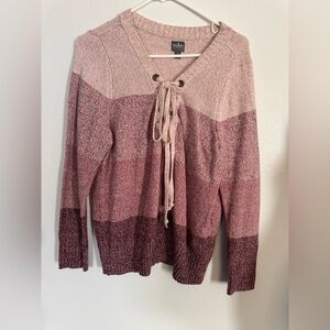 New York & Company Front Tie Sweater